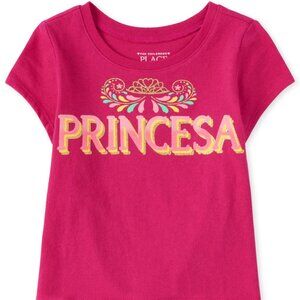The Childrens Place Baby Girls Princesa Graphic Tee - Roseland Size 18-24 mm NWT